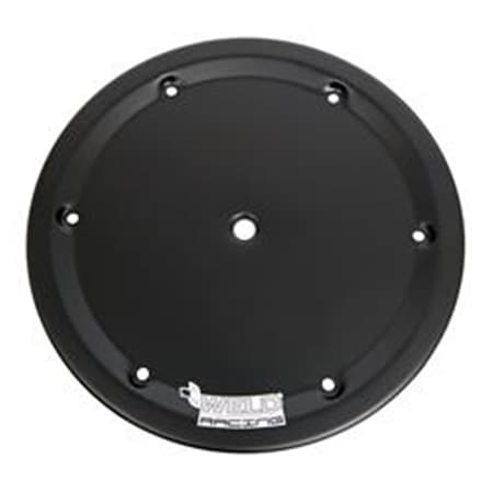 Weld Racing New Style 6-Hole Replacement Mud Cover, Black WELP650B-4514A-6